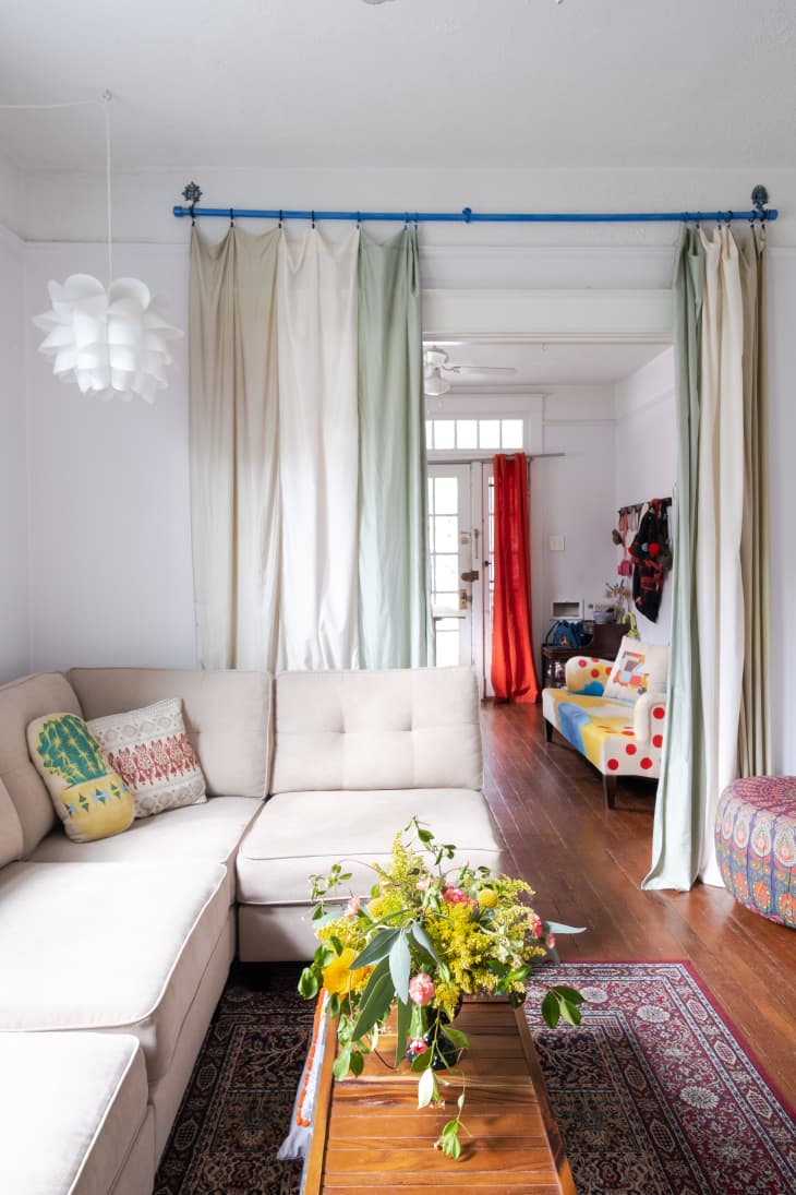 Here’s Why You Should SprayPaint Curtain Rods Apartment Therapy